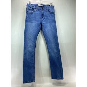 Levi's 511 Jeans Slim Stretch Adjustable Waist Boy's Size 16R 28x29 Actual Size